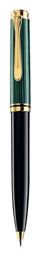 Pelikan Kugelschreiber Souverän 600, Schwarz-Grün, hochwertiger Drehkugelschreiber im Geschenk-Etui, 980086, 1 Stück (1er Pack) von Pelikan