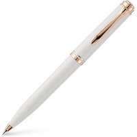Pelikan Kugelschreiber Souverän K600 weiß/rose-gold, Schreibfarbe: schwarz, 1 St. von Pelikan