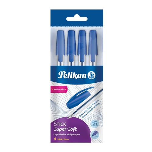 Pelikan Kugelschreiber Stick K86s super soft, 4 Stück sortiert im Polybeutel von Pelikan