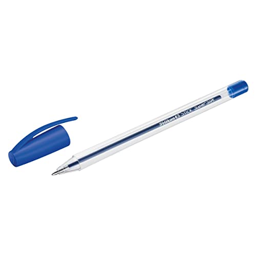 Pelikan Kugelschreiber Stick Super Soft, 12 Stück, blau Pelikan Kugelschreiber Stick Super Soft, 12 Stück, blau von Pelikan