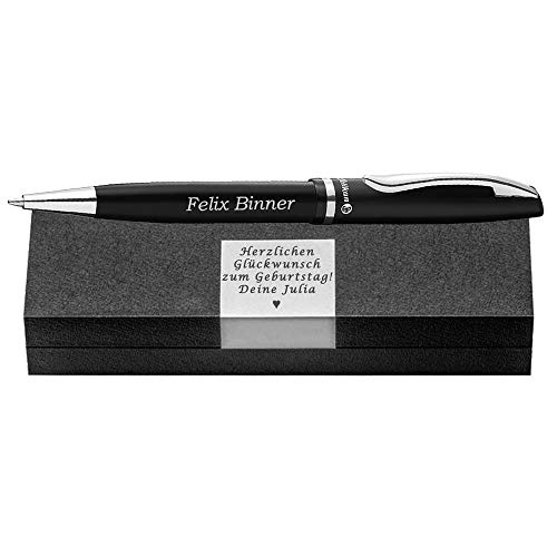 Pelikan - Kugelschreiber inkl. Geschenkbox mit Wunschgravur als Geschenk & Wunschsymbol Jazz Elegance Black PS43-1 von Pelikan