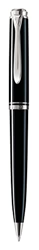 Pelikan Kugelschreiber Souverän 805, Schwarz, hochwertiger Drehkugelschreiber im Geschenk-Etui, 926360 von Pelikan