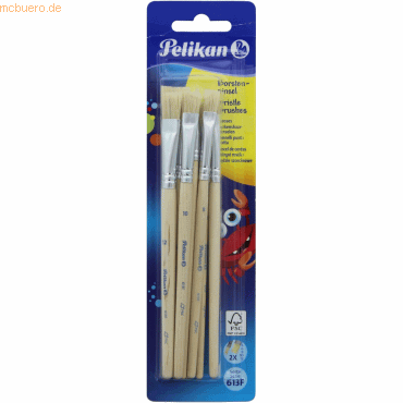 Pelikan Pinsel S 613F/B/10 sortiert VE=2x5 Stück Blister Pelikan Pinsel S 613F/B/10 sortiert VE=2x5 Stück Blister von Pelikan