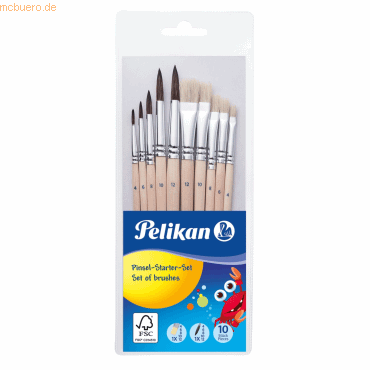 Pelikan Pinsel-Set PI10/SB VE=10 Stück von Pelikan