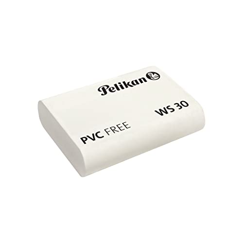 Pelikan Radiergummi WS30, aus Kunststoff, weiß, Schachtel mit 30 Stück, 606158 Pelikan Radiergummi WS30, aus Kunststoff, weiß, Schachtel mit 30 Stück, 606158 von Pelikan