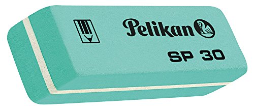 Pelikan SP 30 – Radiergummi, 1 Stuck, Grünblau/Weiß von Pelikan