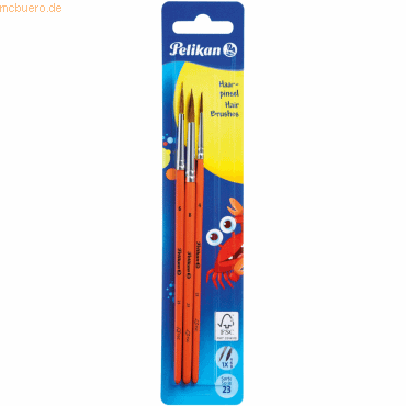 16 x Pelikan Schulmalpinsel Pinsel S23 4/6/8 VE=3 Stück Blister 16 x Pelikan Schulmalpinsel Pinsel S23 4/6/8 VE=3 Stück Blister von Pelikan
