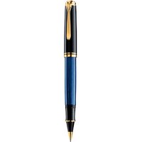 Pelikan Souverän R800 Tintenroller schwarz/blau/gold 0,5 mm, Schreibfarbe: schwarz, 1 St. von Pelikan