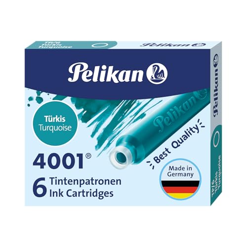 Pelikan Standard-Tintenpatronen 4001 Tinte Türkis, 6 Stück Pelikan Standard-Tintenpatronen 4001 Tinte Türkis, 6 Stück von Pelikan