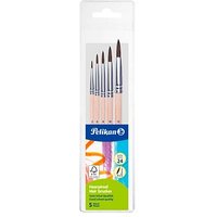 Pelikan Starter-Set Haarpinsel Größe 2, 6, 8, 10, 12, 5-teilig von Pelikan