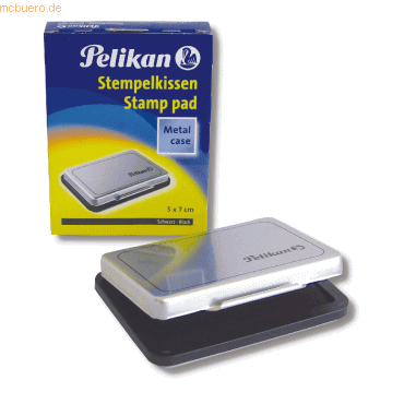 Pelikan Stempelkissen Gr.3 Metallgehäuse schwarz von Pelikan
