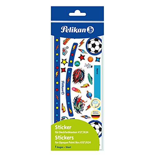 Pelikan Sticker für K12/K24 Deckfarbkasten Blau/Fußball, 700870 Pelikan Sticker für K12/K24 Deckfarbkasten Blau/Fußball, 700870 von Pelikan
