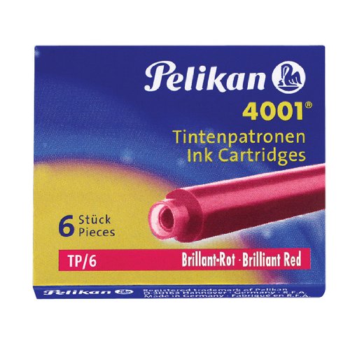 Pelikan TP/6 Ersatzminen für Kugelschreiber, Rot Pelikan TP/6 Ersatzminen für Kugelschreiber, Rot von Pelikan