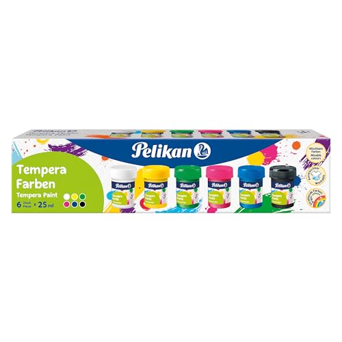 Pelikan Temperafarben-Set, 6 Grundfarben à 25ml Pelikan Temperafarben-Set, 6 Grundfarben à 25ml von Pelikan