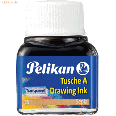 Pelikan Tusche A 15 sepia 10ml von Pelikan