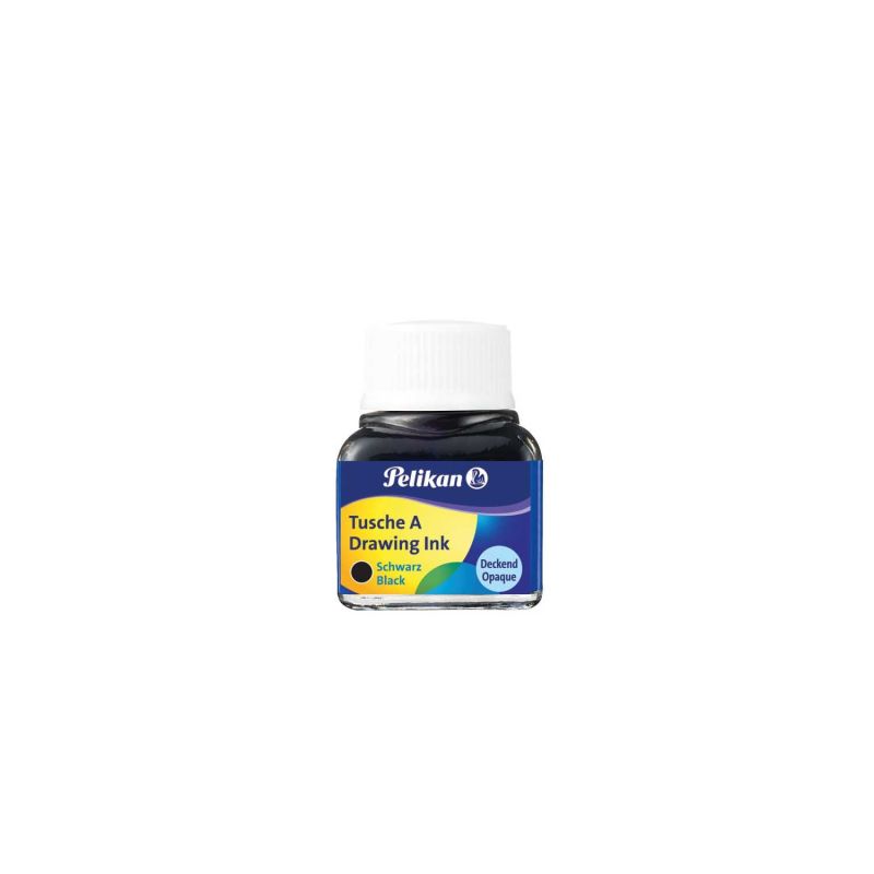 Tusche Glas schwarz 10ml Tusche Glas schwarz 10ml von Pelikan