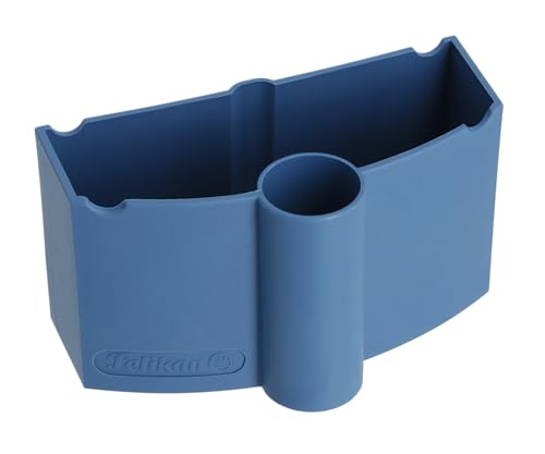 Pelikan Wasserbox eco mit Pinselhalter, Malbecher für K12 und K24, blau, 1 Stück von Pelikan