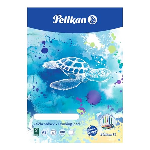 Pelikan Zeichenblock A3, 20 Blatt, 100g/m², 1 Stück Pelikan Zeichenblock A3, 20 Blatt, 100g/m², 1 Stück von Pelikan