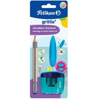 Pelikan griffix® Starter Bleistift-Set B silber mit Radierer, 1 Set von Pelikan