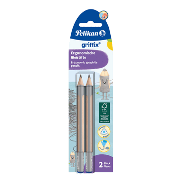 Pelikan griffix Bleistift - HB Dreipunktgriff 2 Stück. von Pelikan