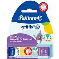 Pelikan griffix Feinminen-Bleistiftminen schwarz HB 2,0 mm, 6 St. Pelikan griffix Feinminen-Bleistiftminen schwarz HB 2,0 mm, 6 St. von Pelikan