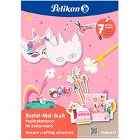 Pelikan zum Basteln Einhorn Malbuch von Pelikan