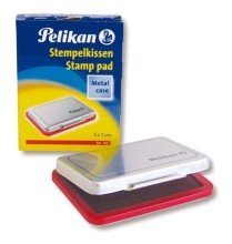 Stempelkissen 3 rot Metallic-Gehäuse 5x7 cm Stempelkissen 3 rot Metallic-Gehäuse 5x7 cm von Pelikan