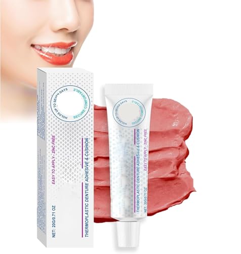 Adheza Dental Adhesive,Denture Fixative,Thermoplastic Denture Adhesive,Strong Waterproof Dental Adhesives for Women Men (1 Pcs) von Pelinuar