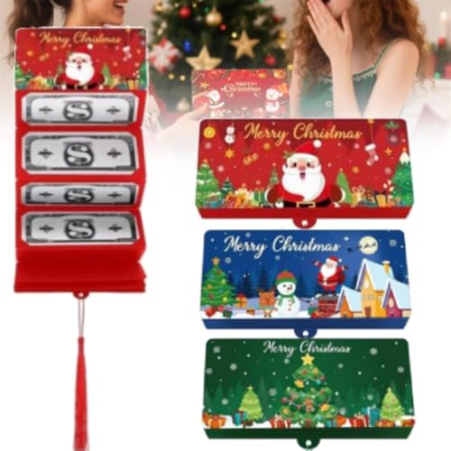 Christmas Money Holder or Gift Card Holder with 10 Slots Surprise Christmas Xmas Gift Card Holder,Xmas Surprise Money Cash Envelope Surprise Moneys Envelopes Gifts Santa Cashs Supplies (Mixed) von Pelinuar