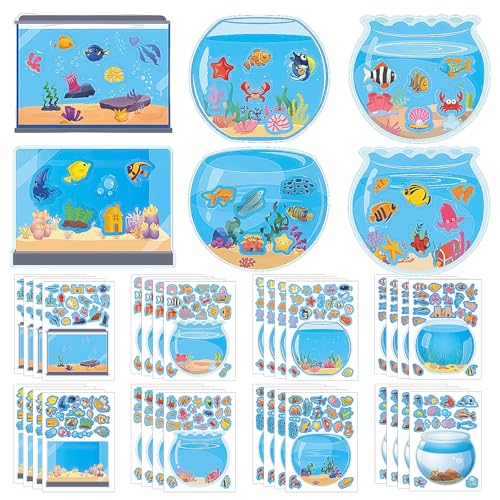 Pellinch Sommer Meerestier Aufkleber, 32 Stück Meeresmotiv Sticker Set, Aufkleber Kinder, Machen Sie Eine Meeresaufkleber Szene mit Haien, DIY Tier Aufkleber für Kinder Party Favor Supplies Craft Pellinch Sommer Meerestier Aufkleber, 32 Stück Meeresmotiv Sticker Set, Aufkleber Kinder, Machen Sie Eine Meeresaufkleber Szene mit Haien, DIY Tier Aufkleber für Kinder Party Favor Supplies Craft von Pellinch