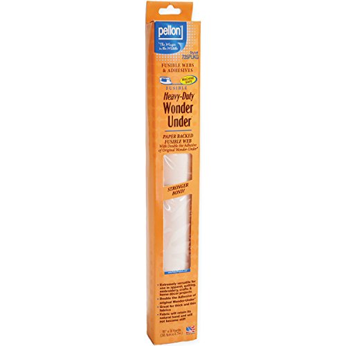 Pellon 100292 Fusible Web Heavy Duty, 15 by 5-Yard Wonder Under aufklappbares Netz, robust, 15 x 4,5 m, Polyester, Weiß, 1-Pack Pellon 100292 Fusible Web Heavy Duty, 15 by 5-Yard Wonder Under aufklappbares Netz, robust, 15 x 4,5 m, Polyester, Weiß, 1-Pack von Pellon