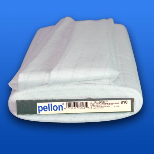 Pellon TRU-Grid, 114 cm x 22 m, Weiß Wattierung, Rayon, 1 Pack von Pellon