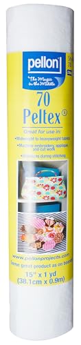 Pellon Ultrafester Einnäh Stabilisator, Weiß, 4.48 Ounce (Pack of 1), 9 von Pellon