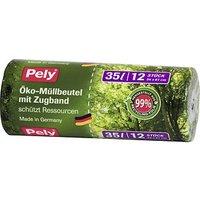 Pely Müllbeutel Öko 35,0 l grün, 12 St. von Pely