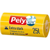 Pely Müllbeutel Extra stark 25,0 l transparent, 17 St. Pely Müllbeutel Extra stark 25,0 l transparent, 17 St. von Pely