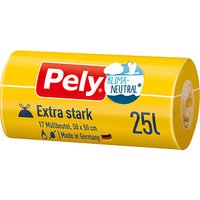 Pely Müllbeutel Extra stark 25,0 l transparent, 17 St. von Pely