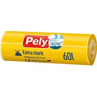 Pely Müllbeutel Extra stark 60,0 l transparent, 10 St. von Pely