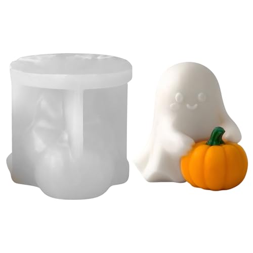 Pemarcy Kürbis Kerzenhalter Silikonform Halloween Gießformen Für DIY Herbst Dekoration (A) von Pemarcy