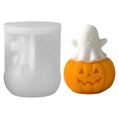 Pemarcy Kürbis Kerzenhalter Silikonform Halloween Gießformen Für DIY Herbst Dekoration (B) von Pemarcy