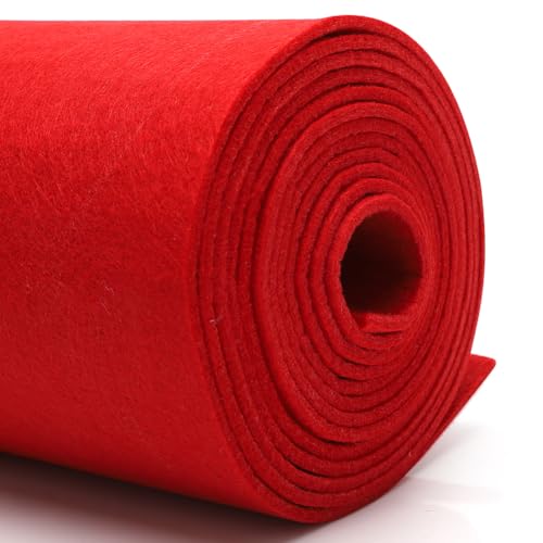 DIY Filz stoff 30cm x 250cm - 3mm Stärke Bastelfilz in Einzelfarben – Filzstoff meterware Für filzmatte,taschenfilz,filzmatte,Polster, Autoteppiche,Untersetzer-nadelfilz 3mm stark-Scharlachrot filz DIY Filz stoff 30cm x 250cm - 3mm Stärke Bastelfilz in Einzelfarben – Filzstoff meterware Für filzmatte,taschenfilz,filzmatte,Polster, Autoteppiche,Untersetzer-nadelfilz 3mm stark-Scharlachrot filz von Penbinmall