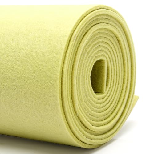 DIY Filz stoff 30cm x 250cm - 3mm Stärke Bastelfilz in Einzelfarben – Filzstoff meterware Für filzmatte，taschenfilz,filzmatte,Polster, Autoteppiche,Untersetzer-nadelfilz 3mm stark-schwabbelig filz von Penbinmall