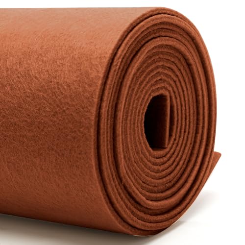 DIY Filz stoff 40cm x 250cm - 3mm Stärke Bastelfilz in Einzelfarben – Filzstoff meterware Für Autoteppiche, Weihnachtsmärkte & Riesenprojekte,filzmatte-rötlichbraun DIY Filz stoff 40cm x 250cm - 3mm Stärke Bastelfilz in Einzelfarben – Filzstoff meterware Für Autoteppiche, Weihnachtsmärkte & Riesenprojekte,filzmatte-rötlichbraun von Penbinmall