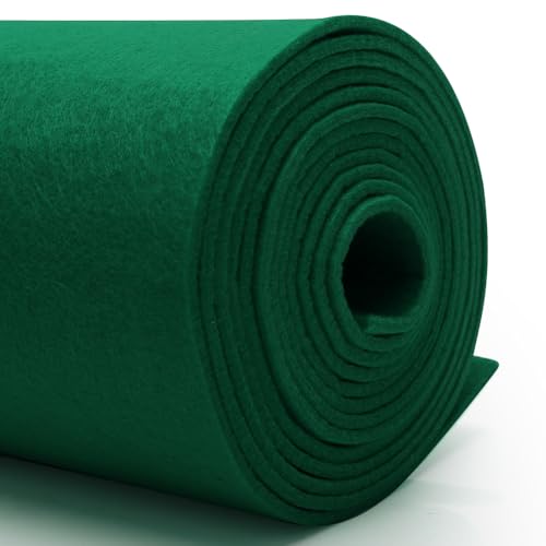DIY Filz stoff 40cm x 250cm - 3mm Stärke Bastelfilz in Einzelfarben – Filzstoff meterware Für filzmatte,taschenfilz,filzmatte,Polster, Autoteppiche,Untersetzer-nadelfilz 3mm stark-Weihnachtsgrün filz DIY Filz stoff 40cm x 250cm - 3mm Stärke Bastelfilz in Einzelfarben – Filzstoff meterware Für filzmatte,taschenfilz,filzmatte,Polster, Autoteppiche,Untersetzer-nadelfilz 3mm stark-Weihnachtsgrün filz von Penbinmall