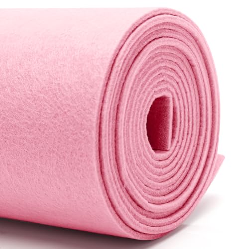 DIY Filz stoff 40cm x 250cm - 3mm Stärke Bastelfilz in Einzelfarben – Filzstoff meterware Für filzmatte,taschenfilz,filzmatte,Polster, Autoteppiche,Untersetzer-nadelfilz 3mm stark-blassrosa filz DIY Filz stoff 40cm x 250cm - 3mm Stärke Bastelfilz in Einzelfarben – Filzstoff meterware Für filzmatte,taschenfilz,filzmatte,Polster, Autoteppiche,Untersetzer-nadelfilz 3mm stark-blassrosa filz von Penbinmall