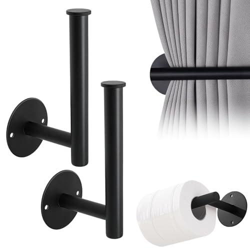 Penbinmall Vorhang-Raffhalter ohne Bohren,2 Stück Selbstklebende Vorhanghalter, Metall Vorhanghaken, Gardinenhalter Vorhang Halter Vorhang Zusammenhalter Vorhang-Raffhalter für Vorhänge, Schwarz Penbinmall Vorhang-Raffhalter ohne Bohren,2 Stück Selbstklebende Vorhanghalter, Metall Vorhanghaken, Gardinenhalter Vorhang Halter Vorhang Zusammenhalter Vorhang-Raffhalter für Vorhänge, Schwarz von Penbinmall