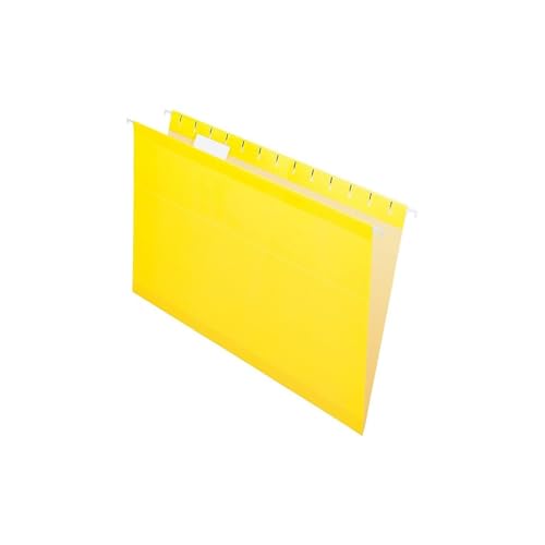 Pendaflex 04153 1/5 YEL verstärkte Hängemappen, legale Größe, gelb, 1/5 Schliff, 25/BX (4153 1/5 YEL) von Pendaflex
