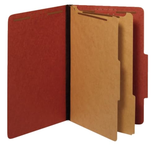 Pendaflex 29075R Aktenordner, recycelt, 2 Trennblätter, 5,1 cm eingebettete Verschlüsse, 2/5 Reiter, legale Größe, Rot, 10 Stück Pendaflex 29075R Aktenordner, recycelt, 2 Trennblätter, 5,1 cm eingebettete Verschlüsse, 2/5 Reiter, legale Größe, Rot, 10 Stück von Pendaflex