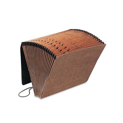 Pendaflex Fächermappe Lederoptik mit Gummizug 01365, Rot von Pendaflex