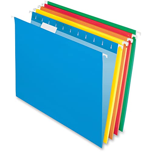 Pendaflex Hängemappen, Briefgröße, 1/5-Schnitt, verstellbare Reiter, 25 Stück pro Box (81663) von Pendaflex