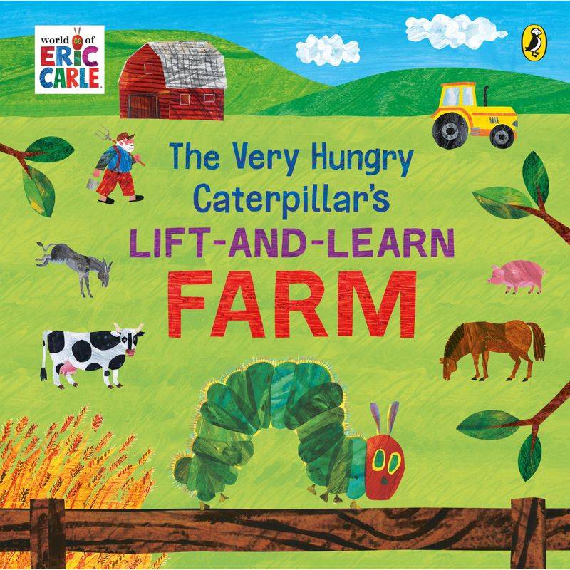 The Very Hungry Caterpillar's Lift And Learn: Farm - Eric Carle, Pappband von Penguin Books Ltd (UK)